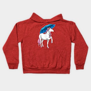 Unicorn Umbrella Kids Hoodie